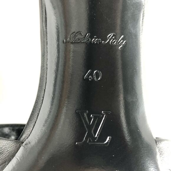 Louis Vuitton Black Mules - Picture 9 of 11